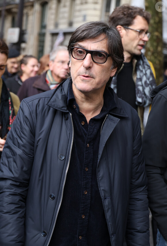 Yvan Attal - Marche pour la République et contre l'antisémitisme à Paris le 12 novembre 2023. © Denis Guignebourg / Bestimage  March for the Republic and against anti-Semitism in Paris on 12 November 2023 