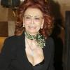 Sophia Loren lors de la présentation de sa nouvelle série télé Ma maison est pleine de miroirs à Rome le 10 mars 2010