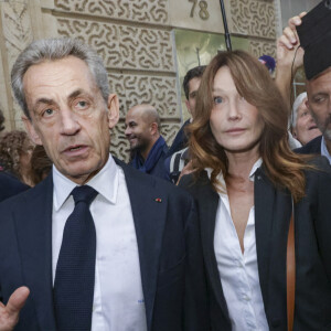 Carla Bruni-Sarkozy et Nicolas Sarkozy voient un de leurs projets freiné
Nicolas Sarkozy, Carla Bruni-Sarkozy - Manifestation en soutien à Israël suite aux attentats du Hamas - © Jack Tribeca / Bestimage 