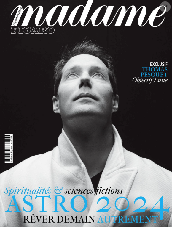 Thomas Pesquet en couverture du Madame Figaro le 29 décembre 2023.