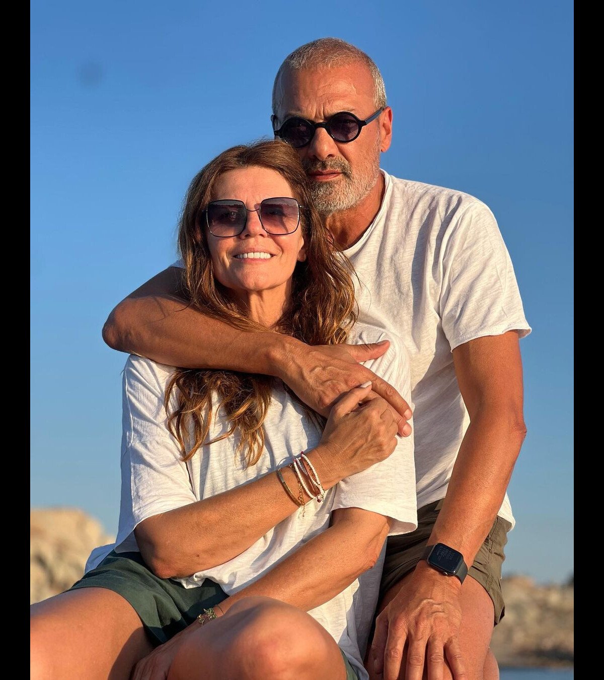 Photo Veronika Loubry et Gérard Kadoche sur Instagram. Purepeople