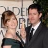 Amy Adams et son fiancé Darren Le Gallo aux Golden Globes 2010