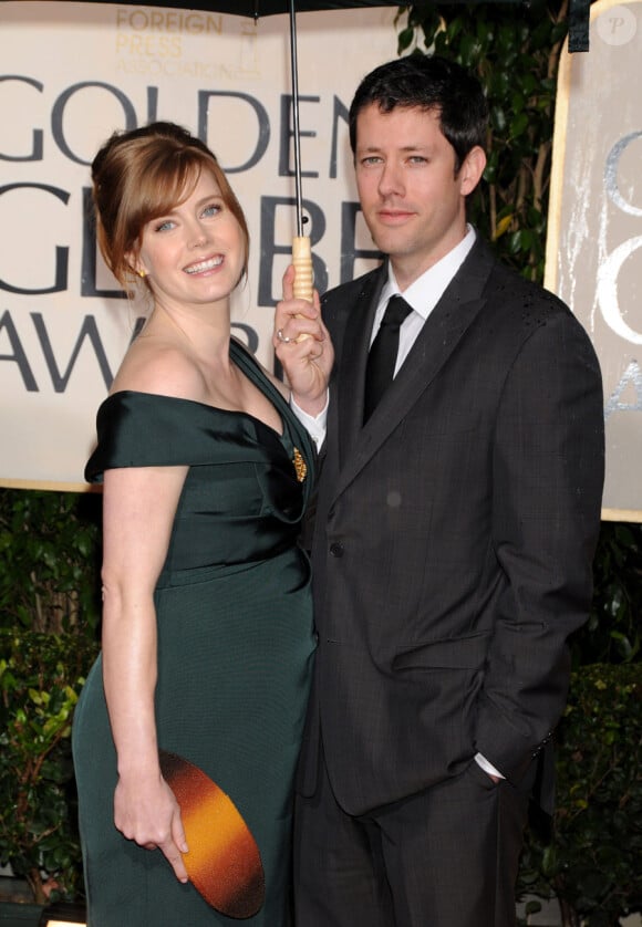 Amy Adams et son fiancé Darren Le Gallo aux Golden Globes 2010