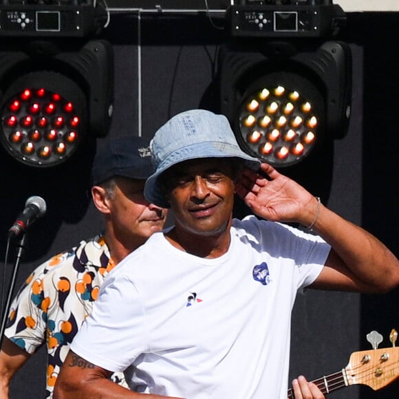 Yannick Noah en concert lors des championnats du monde de Para Athlétisme PARIS'23, le 14 juillet 2023.