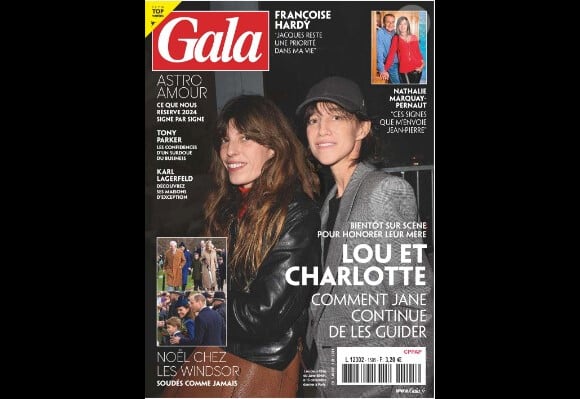 Retrouvez toutes les informations sur Charlotte Gainsboug et Lou Doillon dans le magazine Gala du 4 janvier 2024.