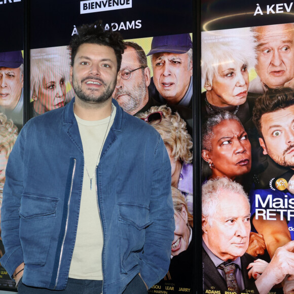 Une prise de position qui n'a pas plu aux internautes.
Exclusif - Kev Adams à l'avant-première du film "Maison de retraite 2" au cinéma CGR-Villenave d'Ornon, le 27 décembre 2023.