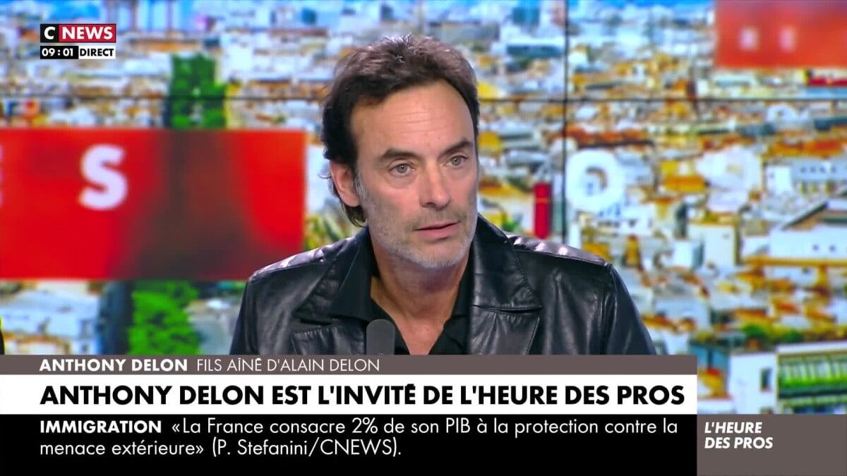 Vidéo Anthony Delon s'exprime dans L'heure des Pris ce vendredi 5