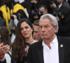 Alain Delon et sa fille Anouchka Delon - Montée des marches du film "A Hidden Life" lors du 72ème Festival International du Film de Cannes, le 19 mai 2019. 