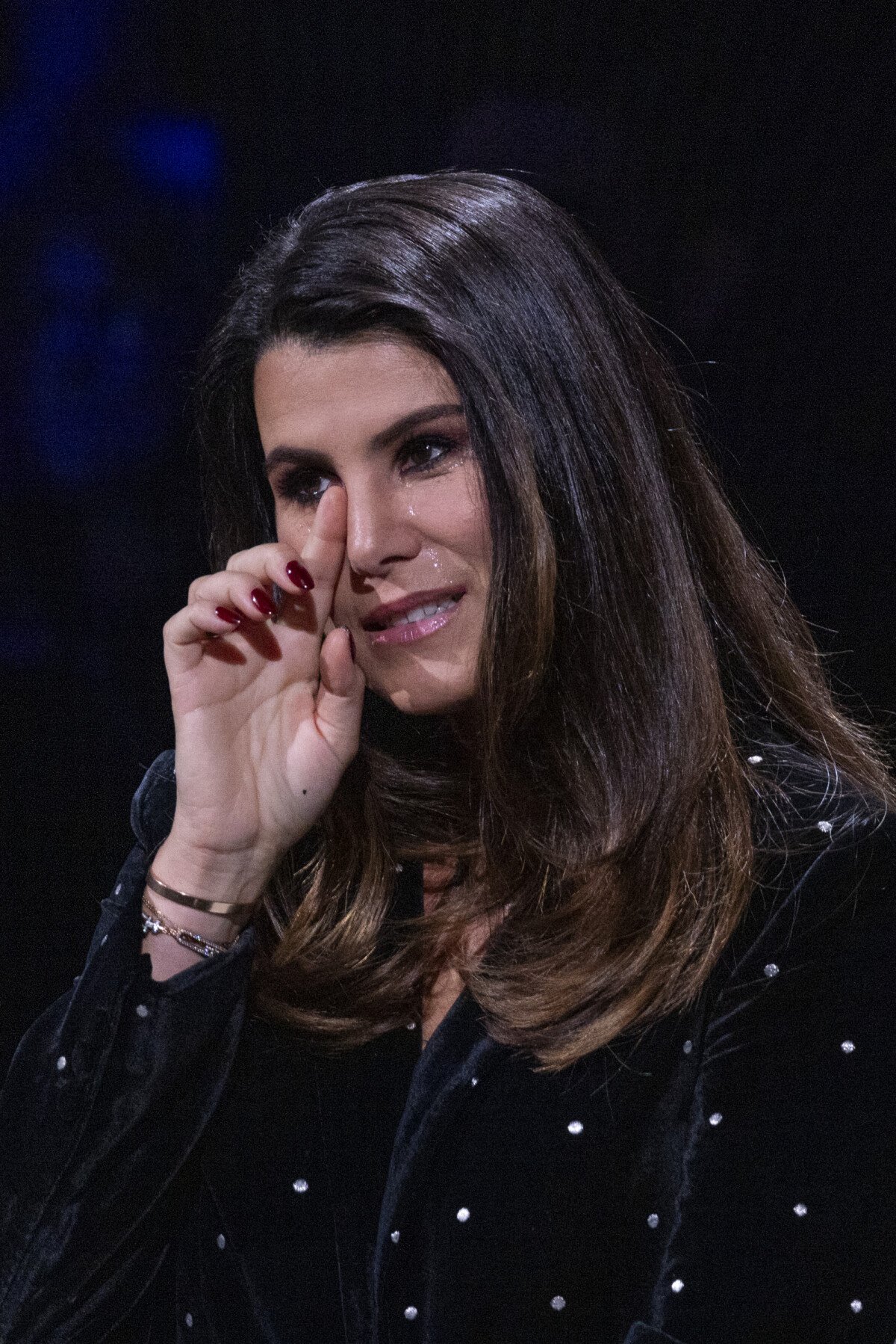 Photo Exclusif Karine Ferri Enregistrement De Lémission La