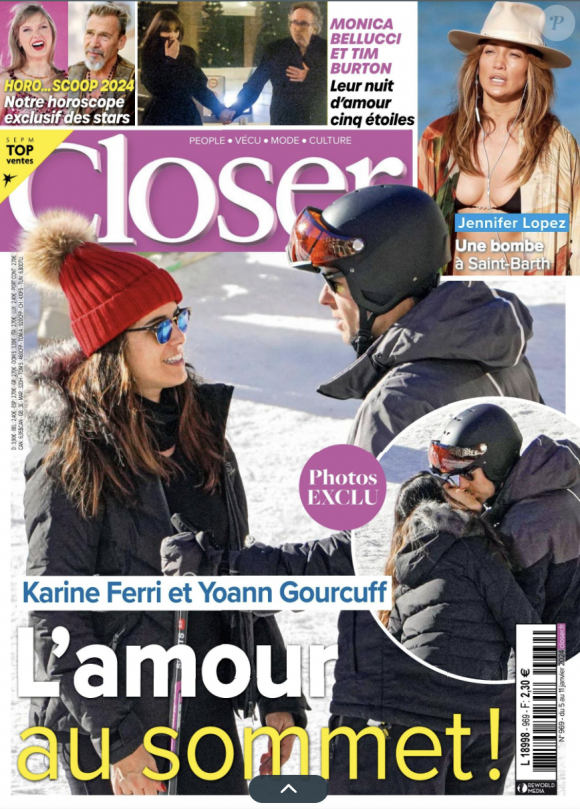 Karine Ferri et Yoann Gourcuff sont allés à Isola 2000 en famille
Une de Closer du vendredi 5 janvier