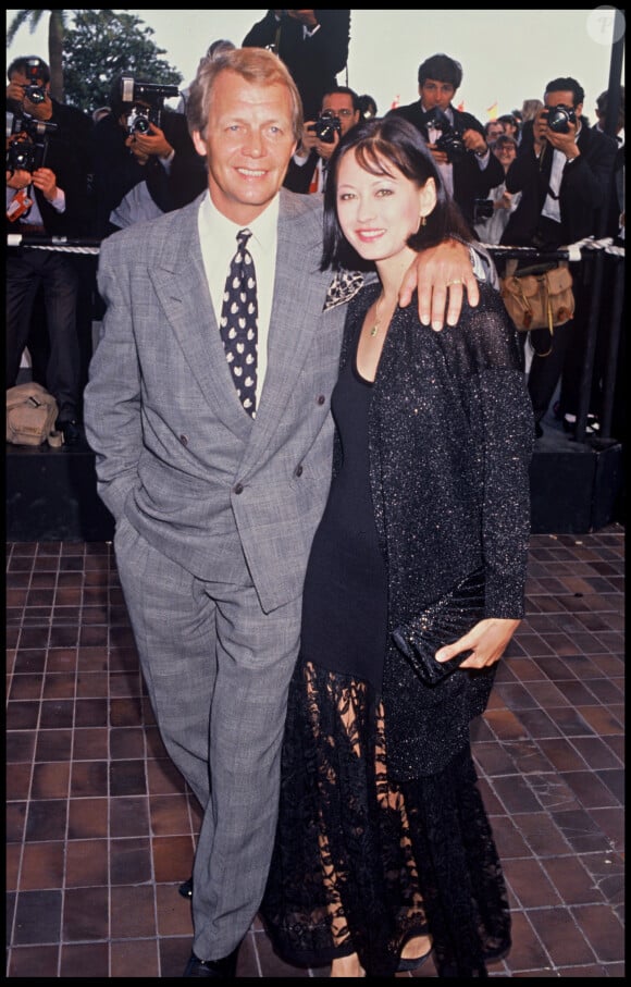 C'est son épouse, Helen Snell, qui a annoncé la nouvelle.
Archives - David Soul et sa femme Julia au Festival de Cannes en 1990.