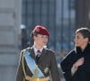 Elle avait mis le paquet pour la première sortie officielle de sa fille Leonor pour cet événement important.
Le roi Felipe VI, la reine Letizia d'Espagne et la princesse Leonor lors de la réception militaire de Pâques au Palais Royal, le 6 janvier 2024 à Madrid, Espagne, le 6 janvier 2024. 