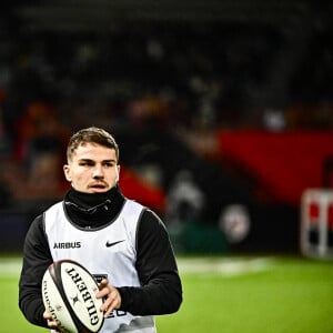 Antoine Dupont (st) - Match de rugby du Top 14 opposant le Stade Toulousain Rugby (Toulouse) au Lyon Olympique Universitaire Rugby (LOU Rugby au stade Ernest-Wallon (45-0) à Toulouse, France, le 6 janvier 2024. © Thierry Breton/Panoramic/Bestimage