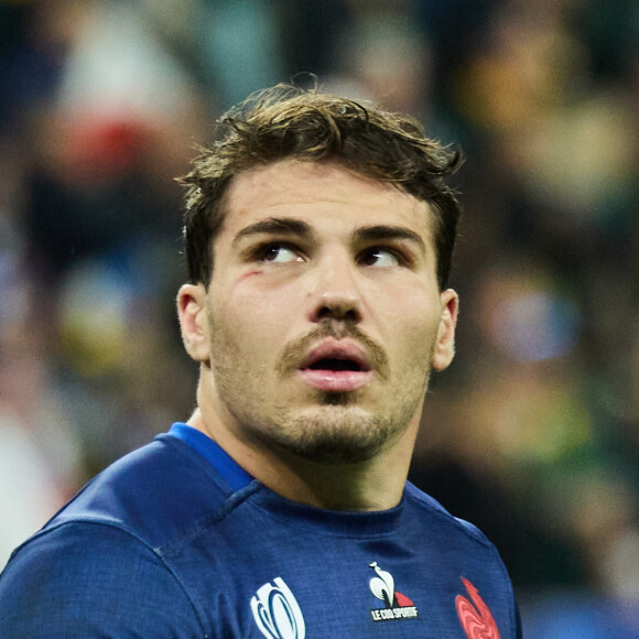 Antoine Dupont - Coupe du Monde de Rugby France 2023 - Match de quart de finale "France-Afrique du Sud (28-29)" au Stade de France à Saint-Denis le 15 octobre 2023. © © Moreau-Jacovides/Bestimage