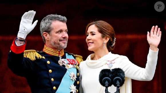 Le roi Frederik X de Danemark et la reine Mary de Danemark - Intronisation du roi Frederik X au palais Christiansborg à Copenhague, Danemark le 14 Janvier 2014. 