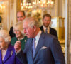Elizabeth II est morte le 8 septembre 2022 à l'âge de 96 ans après plus de 70 ans de règne.
Le prince William, duc de Cambridge, Kate Catherine Middleton, duchesse de Cambridge, Camilla Parker Bowles, duchesse de Cornouailles, la reine Elisabeth II et le prince Charles - La famille royale d'Angleterre lors de la réception pour les 50 ans de l'investiture du prince de Galles au palais Buckingham à Londres. Le 5 mars 2019