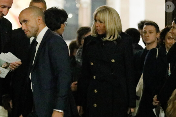 Rachida Dati, Brigitte Macron - Hommage à Charlotte Valandrey en l'église Saint François-Xavier à Paris le 6 octobre 2022. © Christophe Clovis/Bestimage