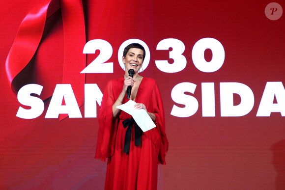 Exclusif - Cristina Cordula "Marraine de la soirée" - 13ème édition du "Dîner de Gala de LINK pour AIDES" au Pavillon Gabriel à Paris, France, le 04 Décembre 2023. © Bertrand Rindoff / Bestimage