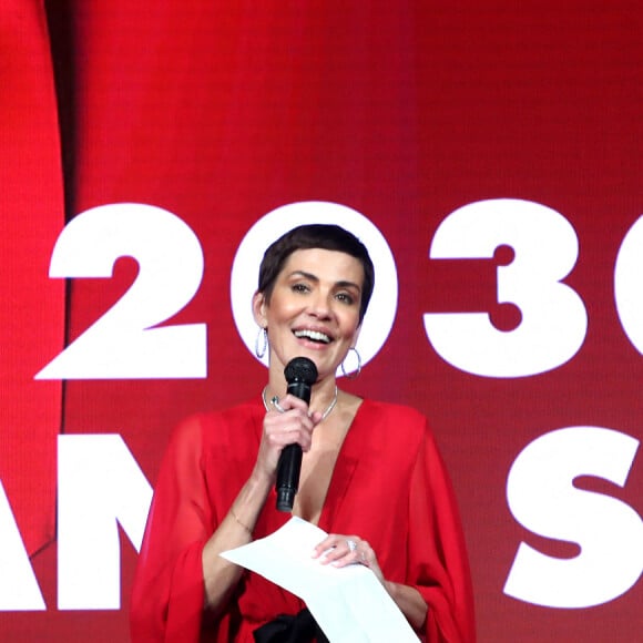 Exclusif - Cristina Cordula "Marraine de la soirée" - 13ème édition du "Dîner de Gala de LINK pour AIDES" au Pavillon Gabriel à Paris, France, le 04 Décembre 2023. © Bertrand Rindoff / Bestimage