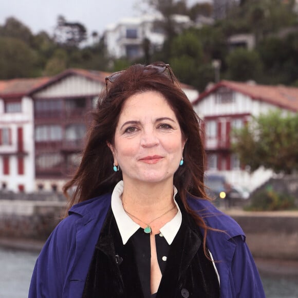 Exclusif - Agnès Jaoui, présidente du jury - Photocall du jury de la 10ème édition du festival international du film de Saint-Jean-de-Luz le 3 octobre 2023. © Patrick Bernard / Bestimage