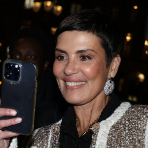 Cristina Cordula - Arrivées au défilé Giambattista Valli Haute Couture printemps-été 2024 dans le cadre de la Fashion Week de Paris (PFW), à l'espace Vendome, le 22 janvier 2024. © Denis Guignebourg/Bestimage