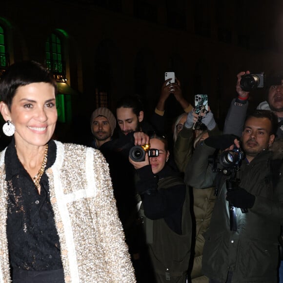 Cristina Cordula - Arrivées au défilé Giambattista Valli Haute Couture printemps-été 2024 dans le cadre de la Fashion Week de Paris (PFW), à l'espace Vendome, le 22 janvier 2024. © Denis Guignebourg/Bestimage