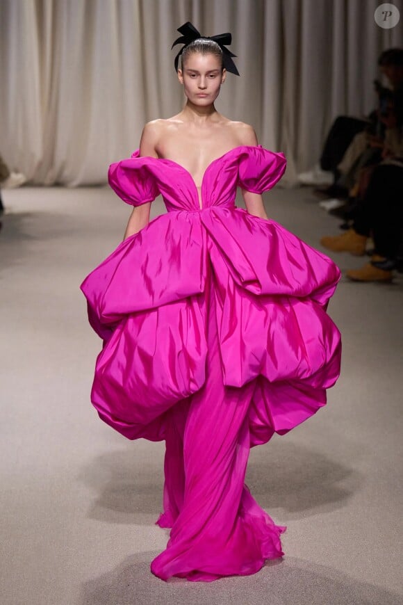 Défilé Giambattista Valli Haute Couture printemps-été 2024 dans le cadre de la Fashion Week de Paris (PFW), à l'espace Vendome, le 22 janvier 2024. @ Splash News/ABACAPRESS.COM