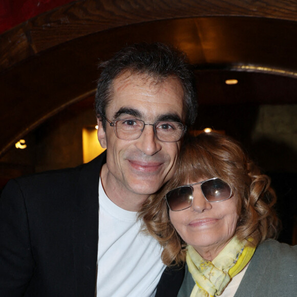 Exclusive - Nadine Trintignant et Raphael Enthoven au lancement du livre de Raphael Enthoven, ‘L’esprit Artificiel’ organisé par Five Eyes Production au Buddha Bar à Paris, France le 23 janvier 2024. Photo : Jerome Dominé/ABACAPRESS.COM