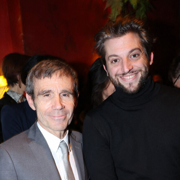 Exclusive - David Pujadas et Paul Larrouturou au lancement du livre de Raphael Enthoven, ‘L’esprit Artificiel’ organisé par Five Eyes Production au Buddha Bar à Paris, France le 23 janvier 2024. Photo : Jerome Dominé/ABACAPRESS.COM