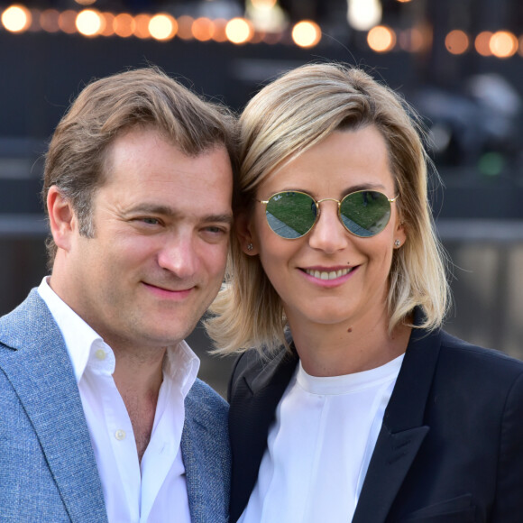 Exclusif - Laurence Ferrari et son mari Renaud Capuçon - Grand concert de l'Orchestre National de France au Champs de Mars présenté par S. Bern sur France 2 pour célébrer la Fête Nationale à Paris le 14 juillet 2017 © Giancarlo Gorassini / Pierre Perusseau / Veeren / Bestimage 