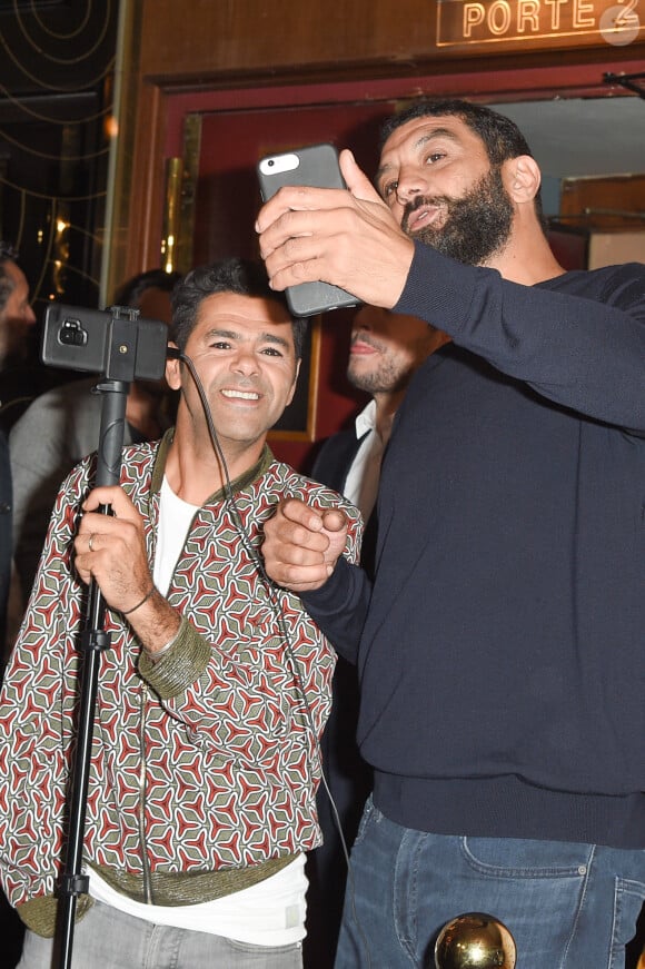 Jamel Debbouze et Ramzy Bedia - Les célébrités posent lors du photocall de l'avant-première du film "Alad'2" au cinéma le grand Rex à Paris le 21 septembre 2018. © Guirec Coadic/Bestimage