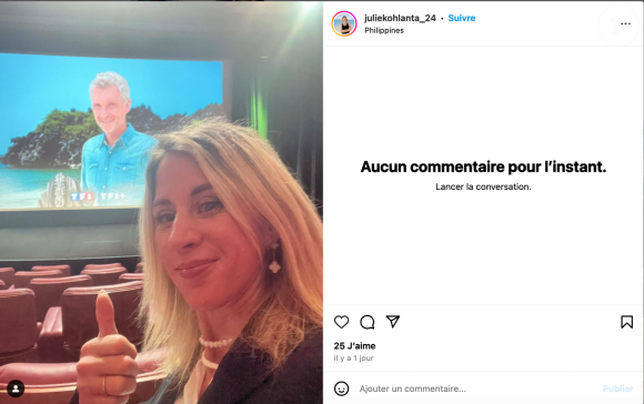 Elle rêve de remporter les 100.000 euros promis au vainqueur afin de "profiter de la vie"
Julie, candidate de l'émission "Koh-Lanta, les chasseurs d'immunité" sur TF1.