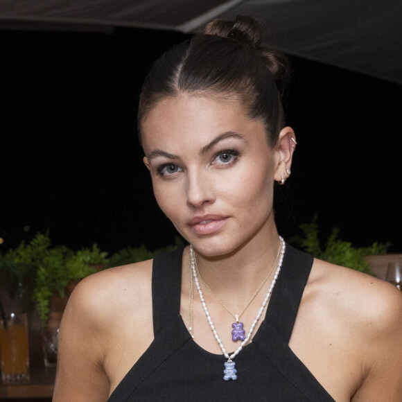 Exclusif - Thylane Blondeau lors de la soirée des 40 ans du bijoutier "APM Monaco" à la plage La Môme lors du 75ème Festival International du Film de Cannes le 21 mai 2022. © Jack Tribeca / Bestimage 