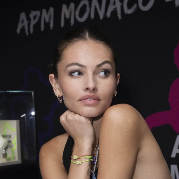 Exclusif - Thylane Blondeau lors de la soirée des 40 ans du bijoutier "APM Monaco" à la plage La Môme lors du 75ème Festival International du Film de Cannes le 21 mai 2022. © Jack Tribeca / Bestimage 