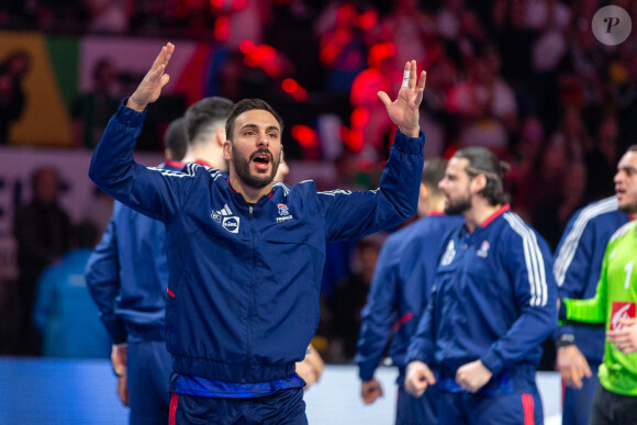 Hugo Descat - La France championne d'Europe de Handball face au Danemark lors des Championnats d'Europe à Cologne.