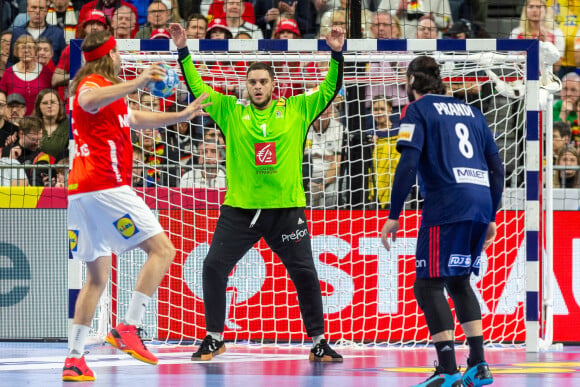 Samir Bellahcene - La France championne d'Europe de Handball face au Danemark lors des Championnats d'Europe à Cologne.