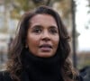 Karine Le Marchand lors d'une marche contre l'antisémitisme à Paris, le 12 novembre 2023 © Stéphane Lemouton / Bestimage