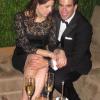Eli Roth et une jolie brune, à l'occasion de la grande soirée organisée par le magazine Vanity Fair, juste après la 82e cérémonie des Oscars, à Los Angeles, le 7 mars 2010.