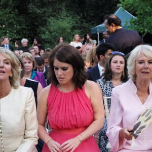 Ayesha Shand, Annabel Elliot, la princesse Eugenie d'York, Camilla Parker Bowles et le prince Charles - Le prince Charles lors de la réception "Royal Rickshaw" à Londres, le 30 juin 2015.