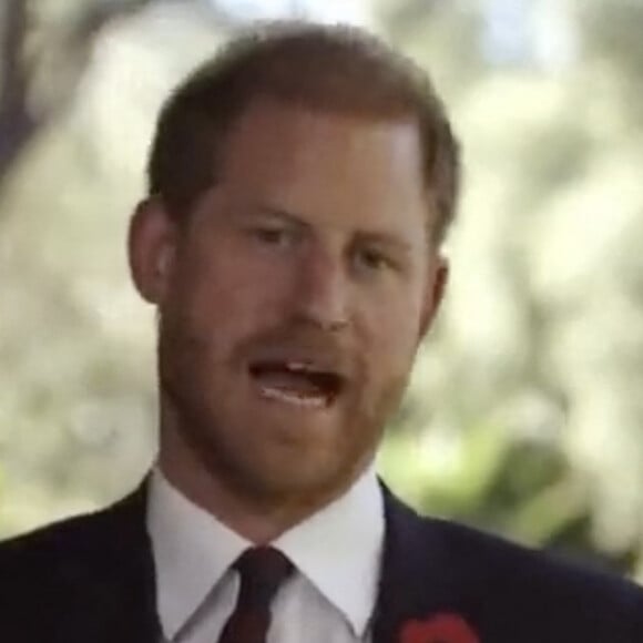 Prince Harry - Appel aux dons et hommage aux veterans.