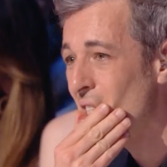 Michaël Goldman en larmes lors de la finale de la "Star Academy", TF1