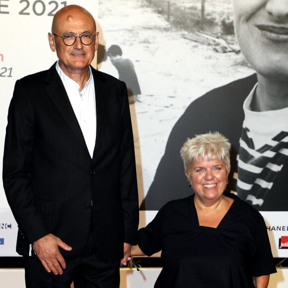 Jolie photo avec son mari et message piquant...
Benoist Gérard et sa femme Mimie Mathy - Cérémonie d'ouverture du Festival Lumière 2021 à Lyon le 9 octobre 2021. © Dominique Jacovides / Bestimage 