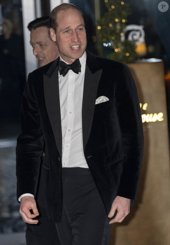 Le prince William s'est montré blagueur à une grande soirée de gala. 
Le prince William, prince de Galles arrive au dîner de gala caritatif "London's Air Ambulance" au Raffles London à Londres. 