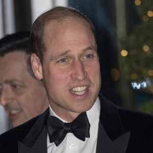 Le prince William, prince de Galles arrive au dîner de gala caritatif "London's Air Ambulance" au Raffles London à Londres le 7 février 2024. 