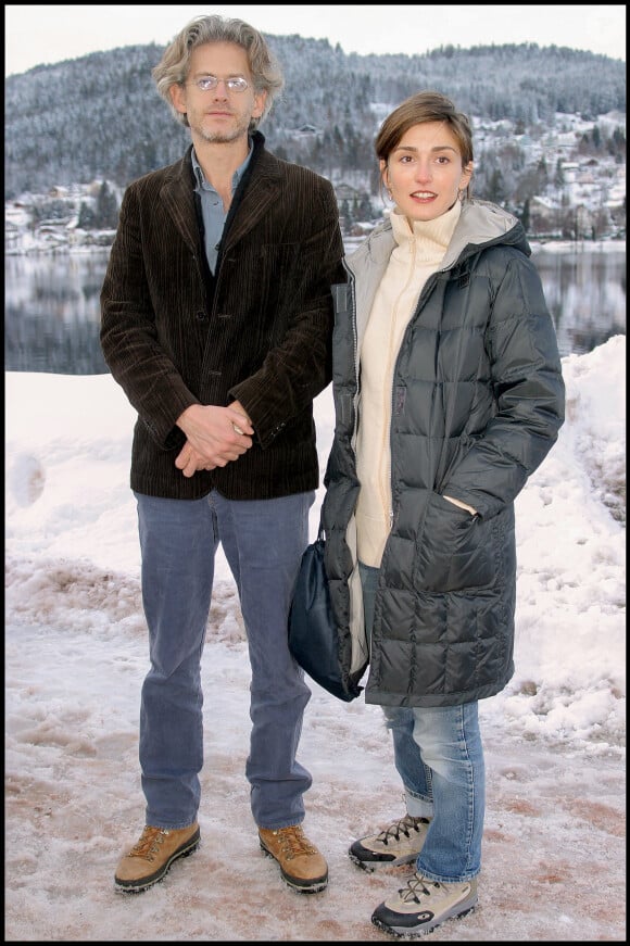 Santiago Amigorena et Julie Gayet au festival du film fantastique de Gérardmer le 20 janvier 2004