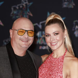 Sébastien Cauet, Nathalie Dartois au photocall de la 24ème édition des "NRJ Music Awards (NMA)" au Palais des Festivals à Cannes le 18 novembre 2022. © Christophe Aubert via Bestimage 