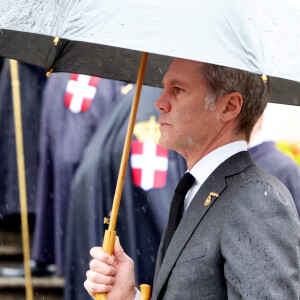 Le prince Emmanuel-Philibert de Savoie - Obsèques du prince Vittorio-Emmanuel de Savoie, Turin, 10 février 2024.