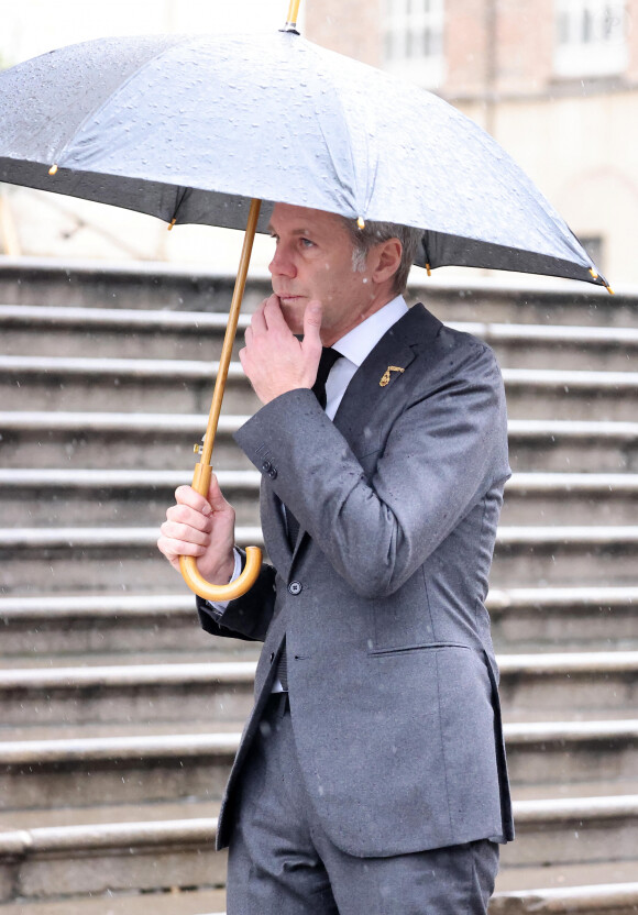 Le prince Emmanuel-Philibert de Savoie - Obsèques du prince Vittorio-Emmanuel de Savoie, Turin, 10 février 2024.