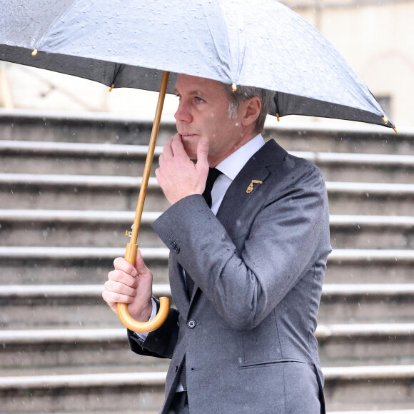 Le prince Emmanuel-Philibert de Savoie - Obsèques du prince Vittorio-Emmanuel de Savoie, Turin, 10 février 2024.