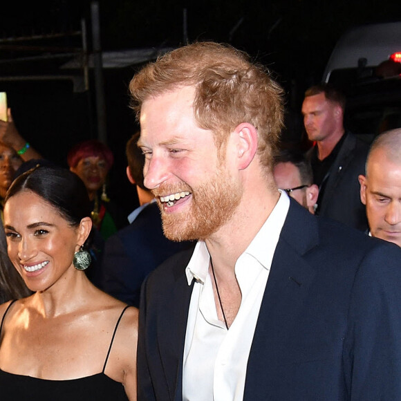 Prince Harry et Meghan Markle - Avant-première de Bob Marley : One Love, 23 janvier à Jamaïque.